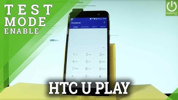 Hardware Test Mode in HTC U Play - Function Test Menu