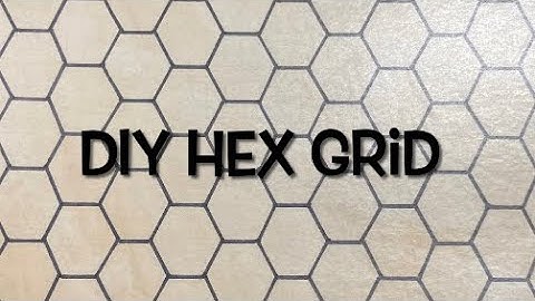 DIY Hex Grid / Honeycomb Pattern