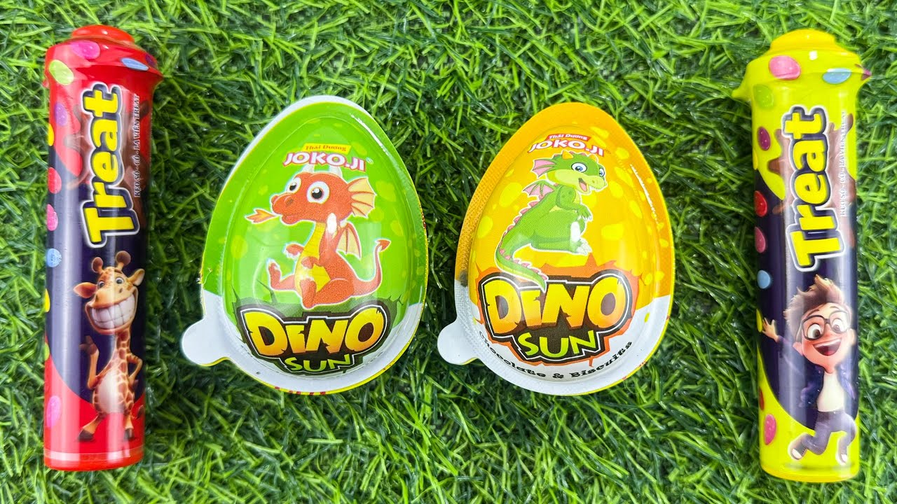 Satisfying ASMR Video with Colorful Chocolate Candies and Dinosaur Eggs | Candy Unwrapping ASMR