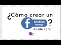 ¿Cómo crear un fanpage o página de negocio en Facebook desde cero? FÁCIL 2020