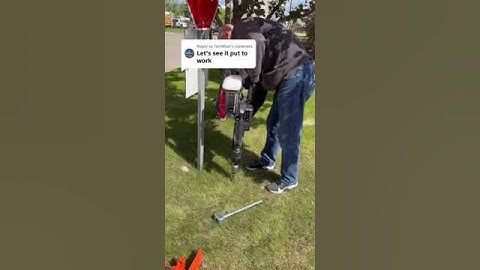 Stakinator tent stake driver demo