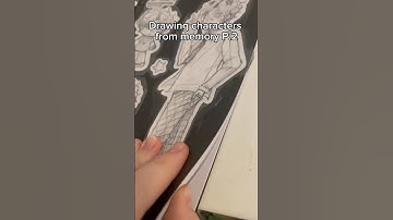 Drawing characters from memory part 2 #art #fyp #trend #fy