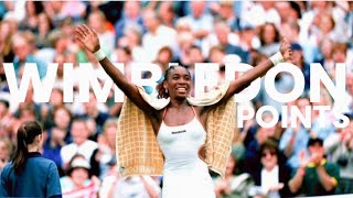 Venus Williams - Incredible Wimbledon Points | VENUS WILLIAMS FANS