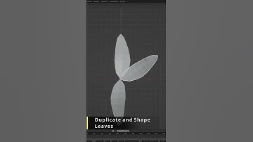 Lowpoly Palm Tree in Blender - 3D Modelling Time-lapse