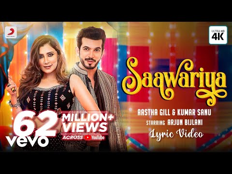 Saawariya - Official Lyric Video |Aastha Gill |Kumar Sanu |Arjun Bijlani