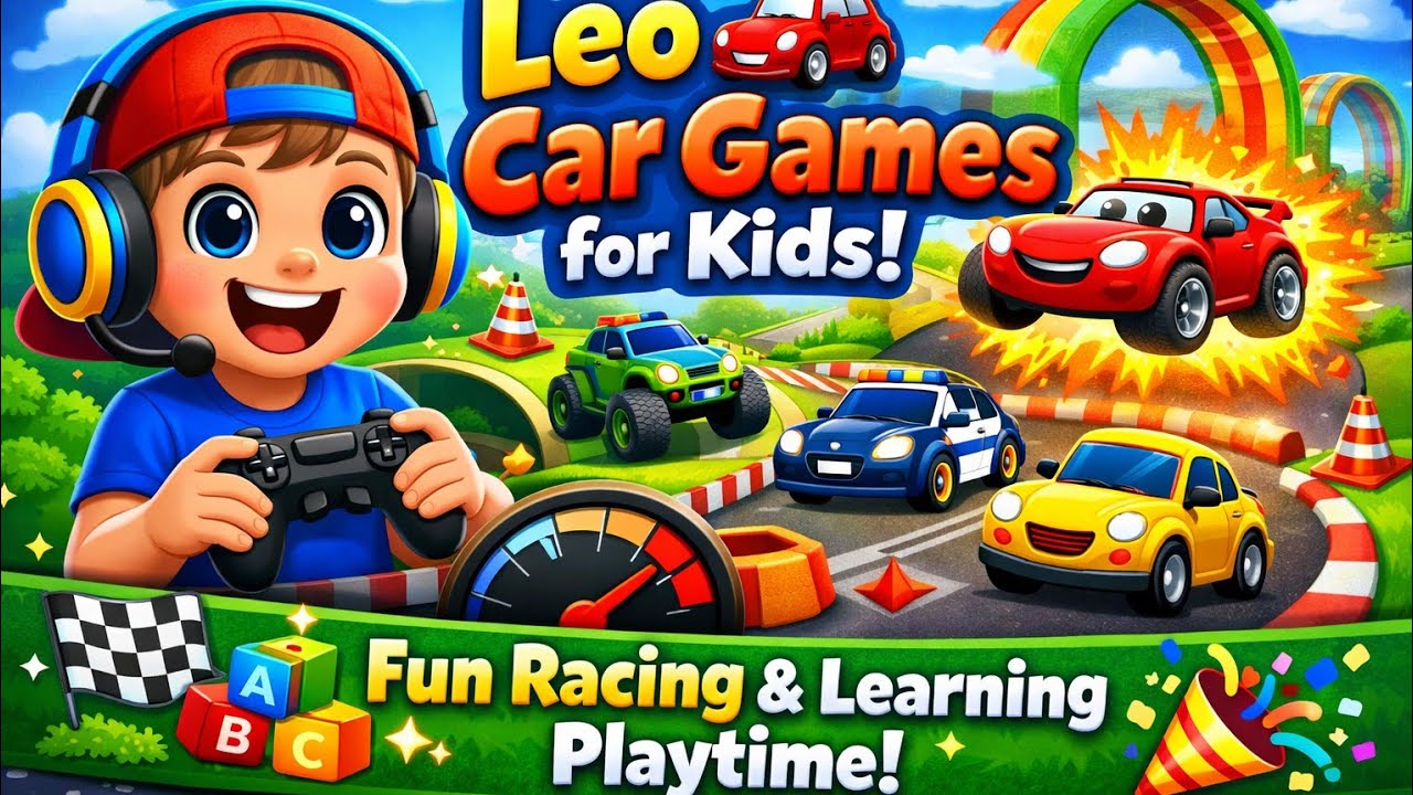 Leo’s Amazing Car Games 🚘 | Fun Play for Kids & Toddlers 😍