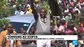 Tensions au Kenya : des milliers de personnes rassemblées à l''appel de Raila Odinga