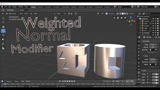 weighted normal blender 2.8