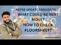 Stock market  nepse update  sujan mishra  how to check floor sheet l