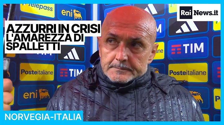FOOTBALL - Azzurri in crisis. Spalletti's bitterness