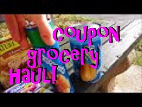 Coupon Grocery Haul!!  How to Save Money on Groceries!