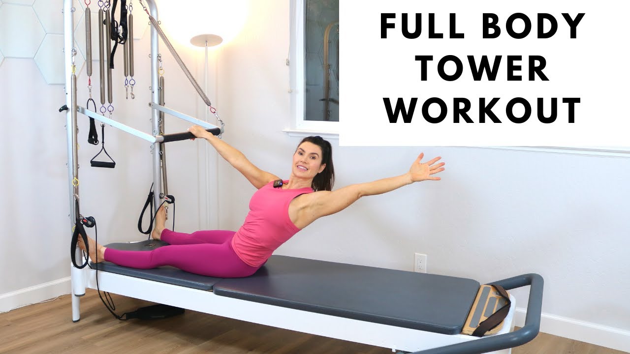 Balanced Body Allegro 2 Full Body Pilates Tower 30 Min Workout (Glutes,  Core & Upper Body) 