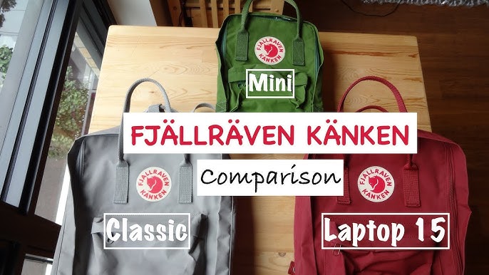 Kanken Laptop 15 + Kanken Size Comparison // Carry On Travel Backpack  Unboxing - Youtube