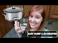 5 EASY DUMP & GO CROCKPOT RECIPES | COMFORTING CROCKPOT RECIPES PERFECT FOR FALL