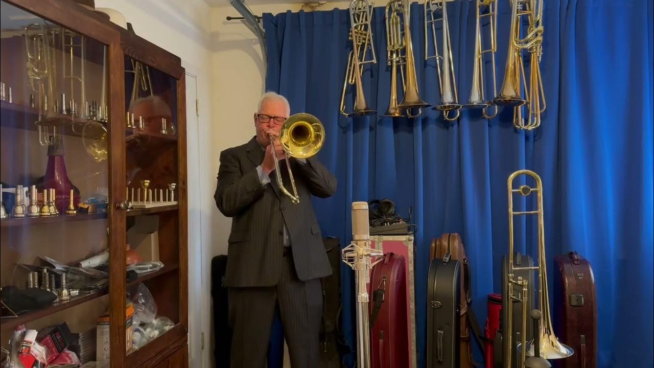 Greenhoe Trombone GC2 Yellow vs. GC2Nickel Trombone Demo Playing