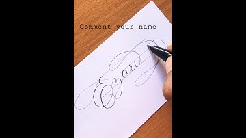 How do you write name in stylish??@baga-calligraphy  Learn with me #calligraphy #shorts