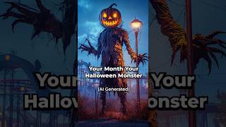 Your Month Your Halloween Monster Ai Generated