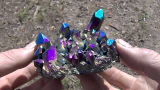 HUGE Titanium Arkansas Quartz Crystal Cluster