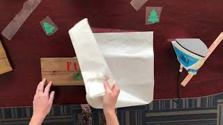 Heat Transfer Vinyl (HTV) on Wood Application