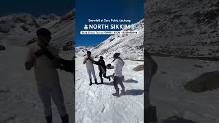 First Snowfall at Zero Point Lachung, North Sikkim | Magical Winter Wonderland in October 2025!