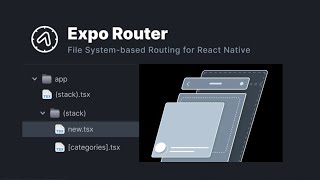 A look at the new expo router.