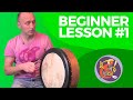 Bodhran Lesson 1 - How To Hold And The Basic Stroke