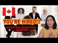 Paano mahire ng canadian companies no work experience  interview questions