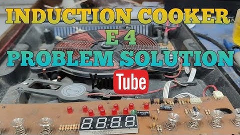 Induction cooker E4 problem solution#how to repair induction cooker E4