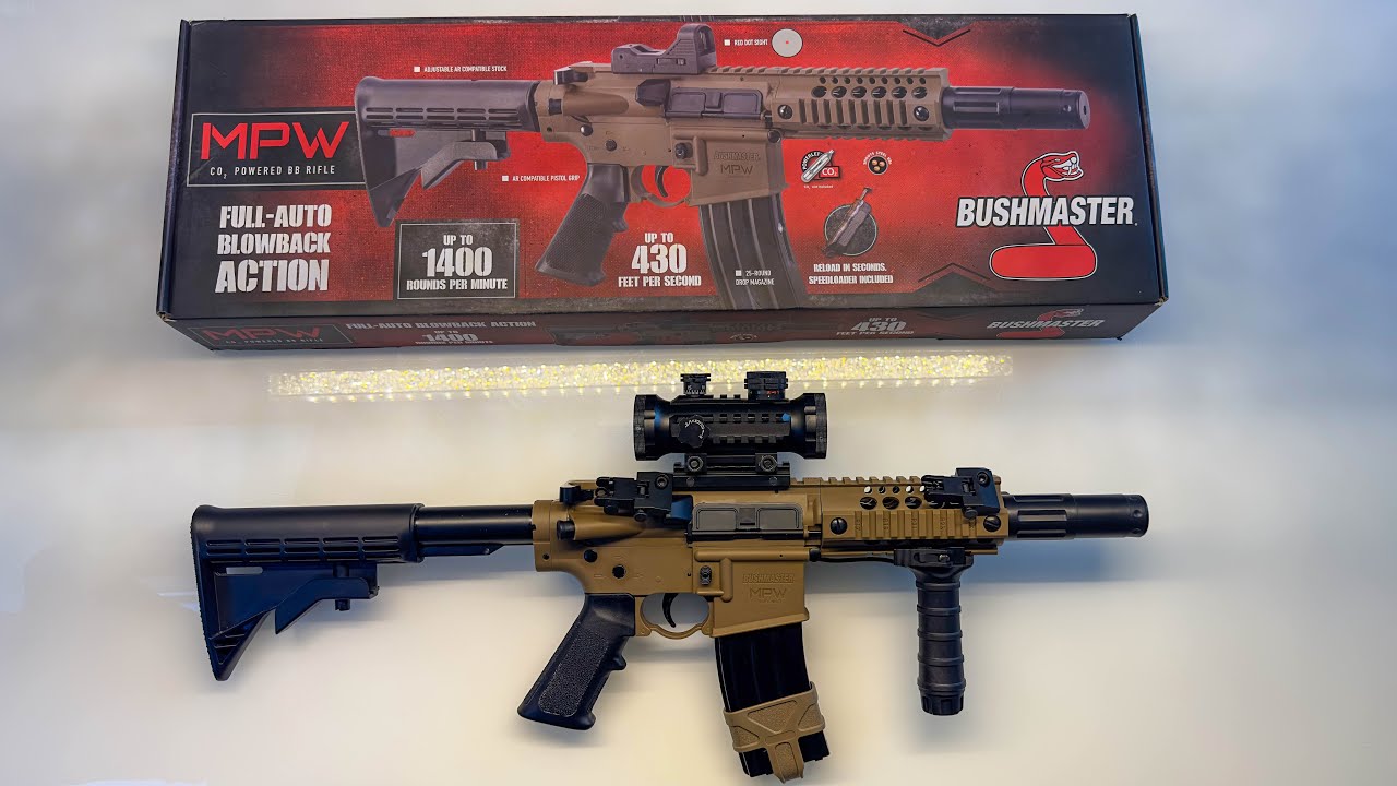 M4 Bushmaster MPW cal.4,5mm Co2 FullAuto Blowback M4 (3,5 Joule) 