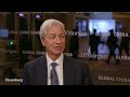 Dimon on U.S.-China Trade, U.S. Economy, Cybersecurity