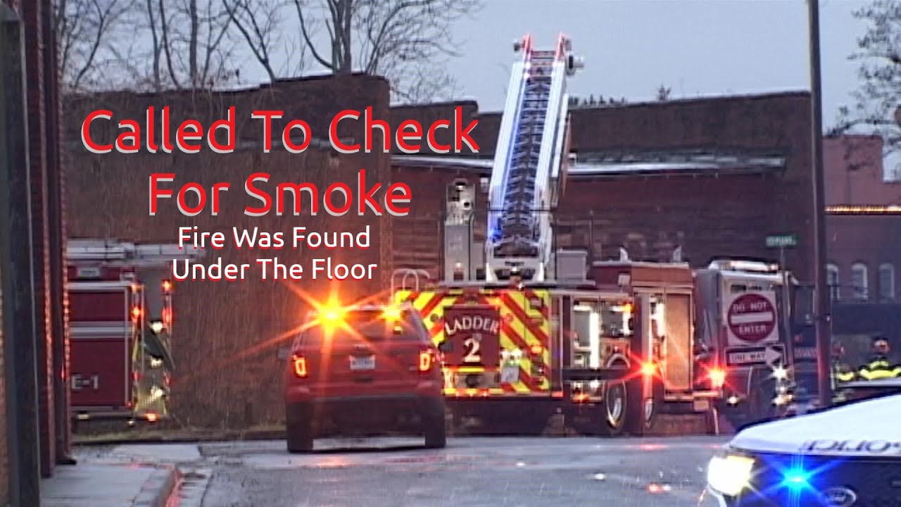 Historic Building Saved From Fire SMOKE SHOWING Upon Arrival Rock