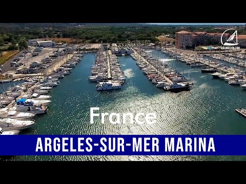 Argeles sur Mer marina, France