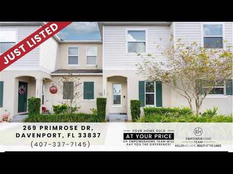 269 Primrose Drive, Davenport, FL home video tour