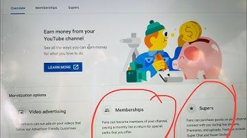 How to turn on Memberships and Supers (Super chat/ Super Stickers) button - Beginners tutorial
