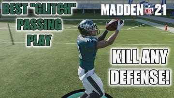 BEST "GLITCH" PASSING PLAY IN MADDEN 21! EASILY BEAT ANY COVERAGE OR DEFENSE! MADDEN 21 OFFENSE TIPS