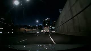 Leaving Boston Logan International Airport and driving in Boston, Massachusetts
