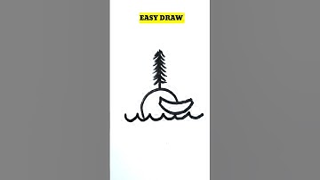 how to draw tree | drawing for beginners | #shorts #youtubeshorts #drawing #art #ashortaday