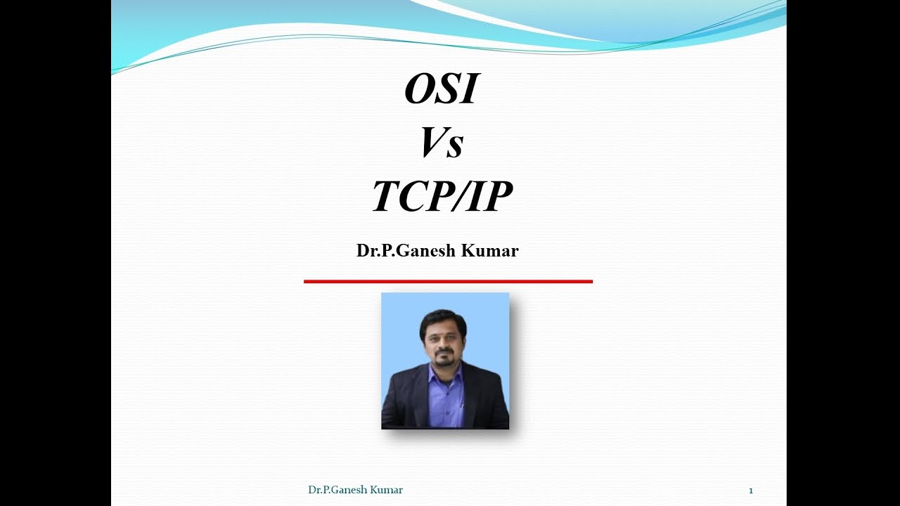 OSI vs TCP/IP Reference model - YouTube
