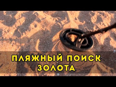 поиск золота на пляже