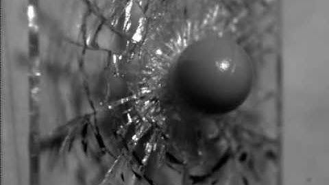 High-Speed Camera HPV-X - Breaking Glass - (Recording Speed 10Mfps)