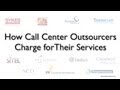 How Outsourcers Charge for Their Services