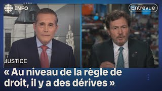 Le juge en chef du Canada s'inquiète de l'État de droit dans le monde | 24•60