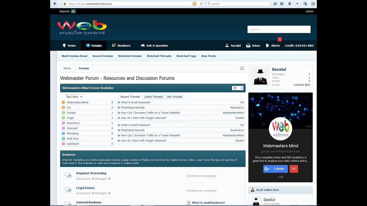Learn How To Make Money Online Webmasters Mind Forums - YouTube