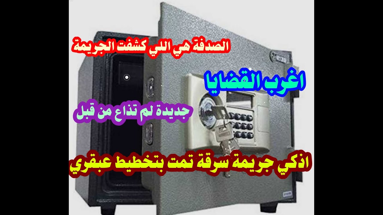 اغرب القضايا حل لغز اذكي جريمة سرقة تمت بتخطيط عبقري لكن حدث شيء كشف الجريمة وكشف الجاني