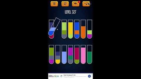 Water Sort Puzzle - Color Liquid Sorting Game Level 327 Solution