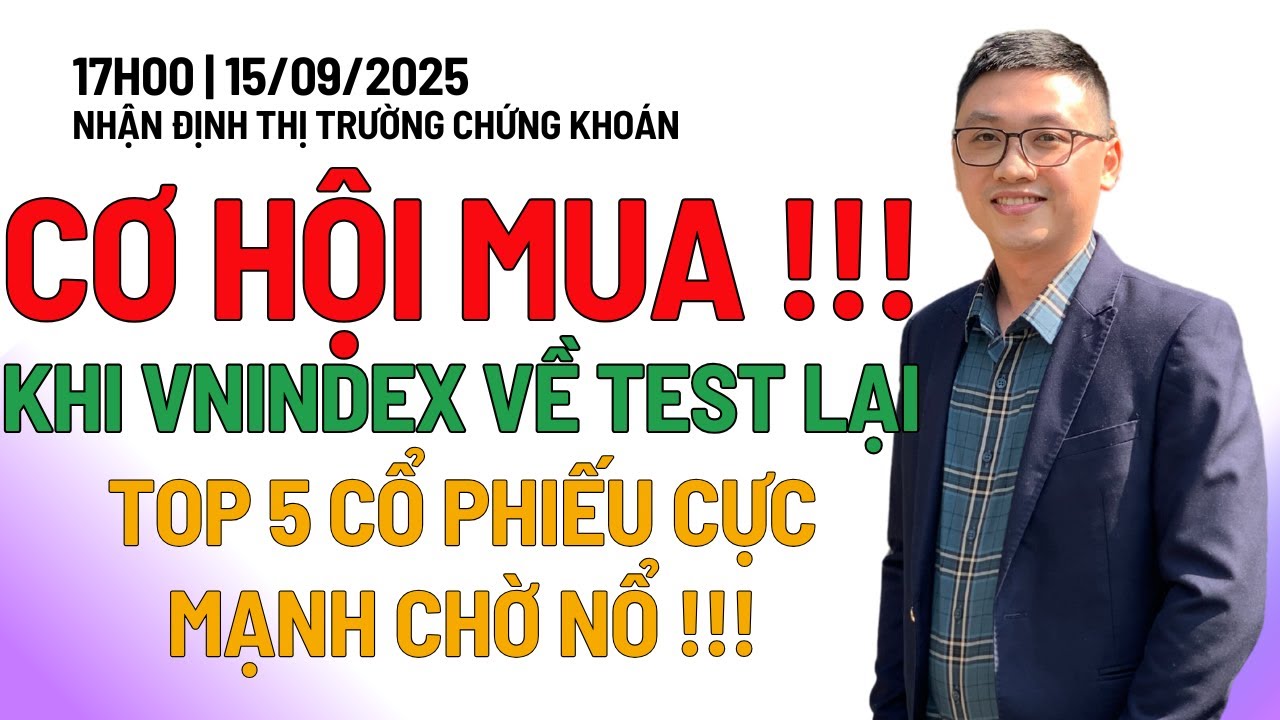 Chứng khoán hôm nay | Nhận định thị trường: VNINDEX TĂNG MẠNH, TOP CỔ PHIẾU SẮP NỔ
