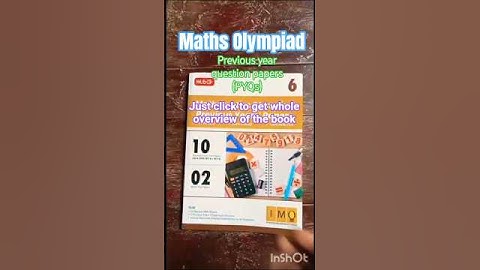 Maths Olympiad previous year question papers