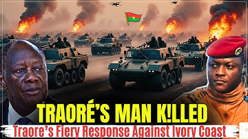 OORLOG? Ibrahim Traoré stuurt 3.000 soldaten naar Ivoorkust na de dood van Alino Faso!