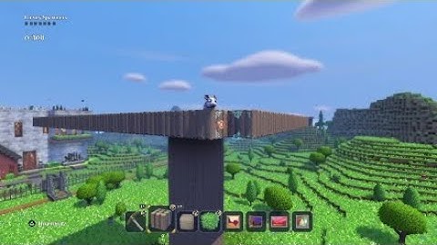 Portal Knights-Relaxing Tree House Speed Build -Part 1(PS4)