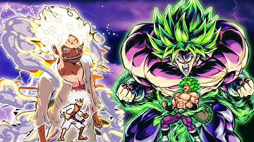 OMG 😱I Luffy Gear 5 V2 OP(new) VS Broly DBS OP in Jump Force Mugen